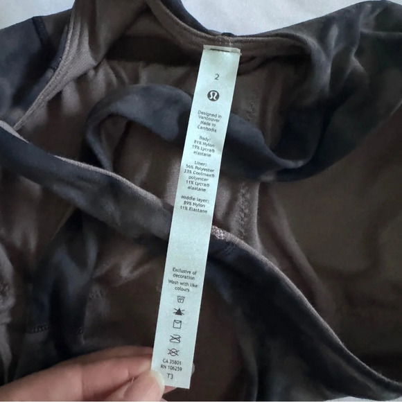 🆕🖤 Lululemon Key To Balance Tank - Diamond Dye Lunar Rock True Navy - Picture 7 of 12